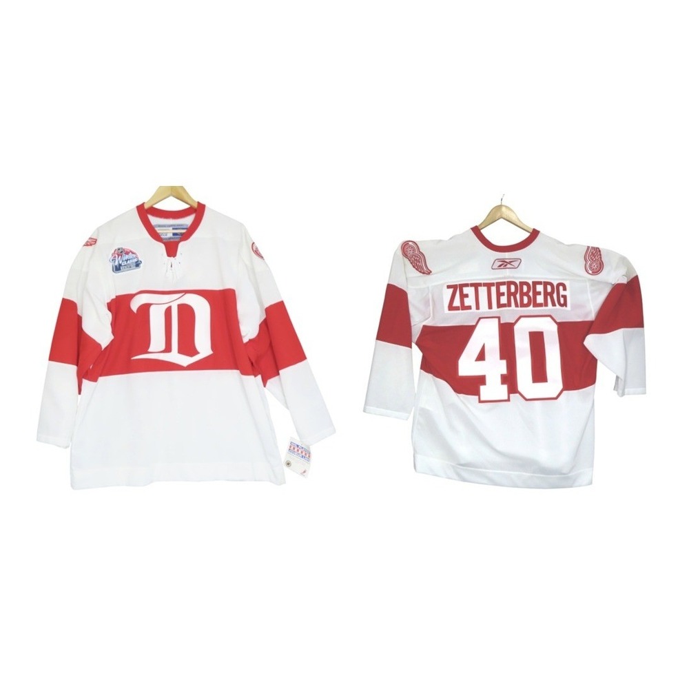 Reebok Detroit Red Wings Zetterberg 40 2009 Winter Classic Jersey Mens XL‎ NWT